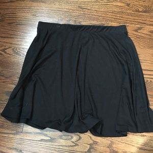 Black cotton skirt